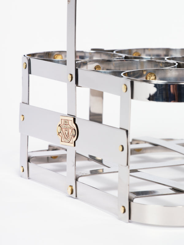 Porte-verres en inox