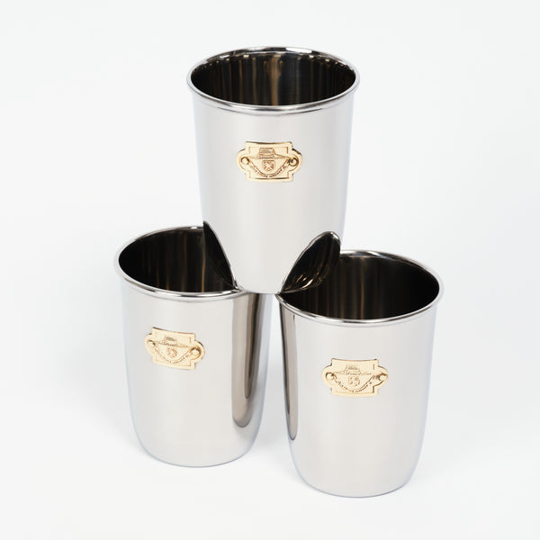 Set de 6 gobelets en inox