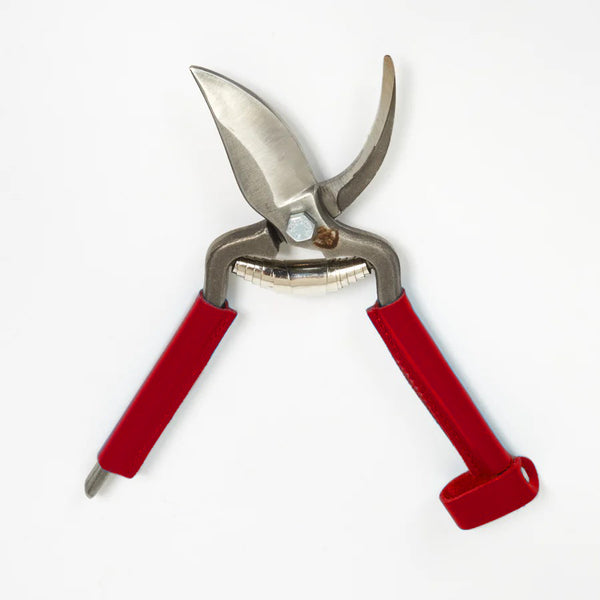Sécateur carbone manche en cuir