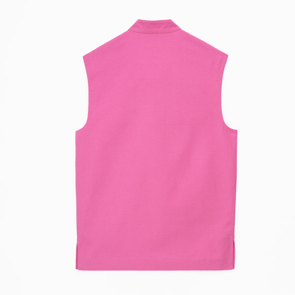 Pink cotton vest