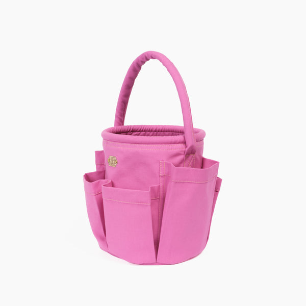 Pink bucket bag