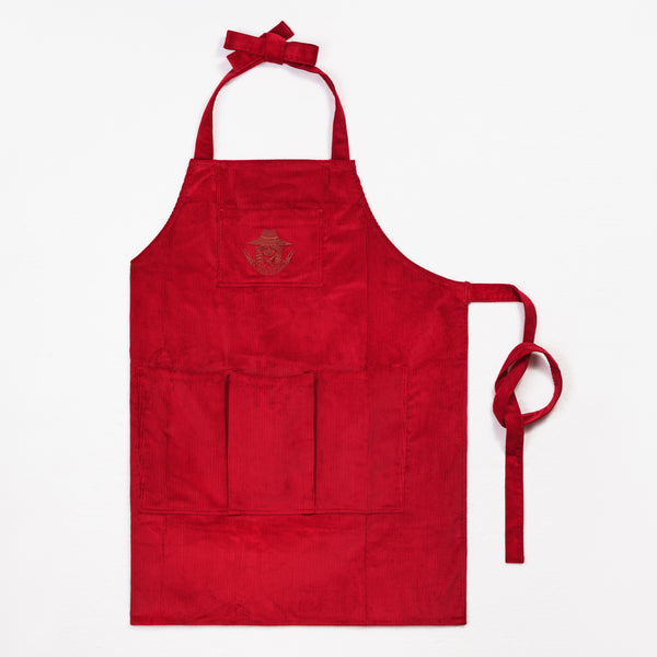 Tablier en velours Rich Berry