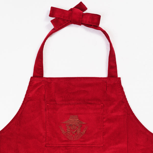 Tablier en velours Rich Berry