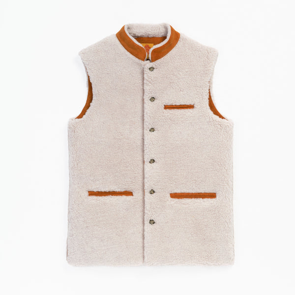 Sheepskin vest