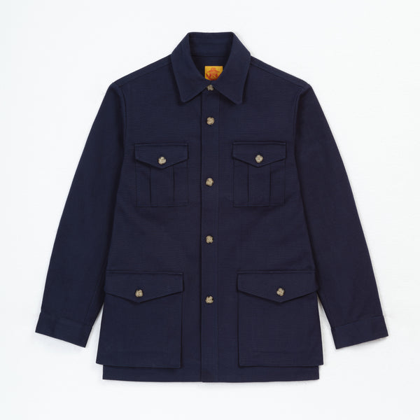 Saharienne coton Indigo