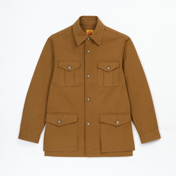Saharienne coton Cognac