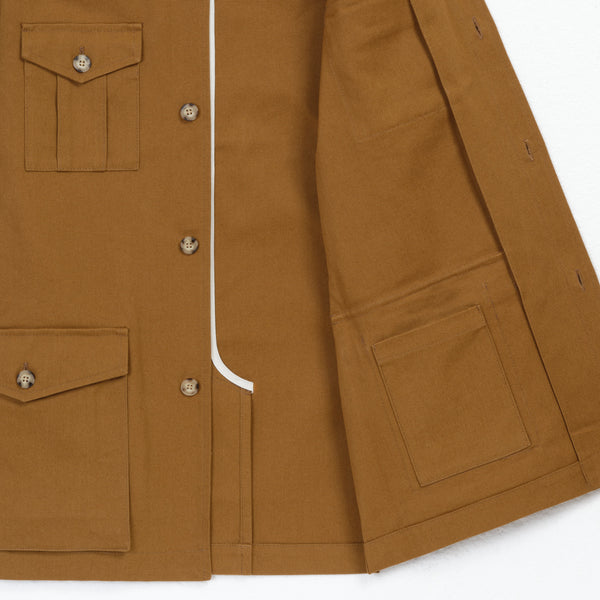 Saharienne coton Cognac