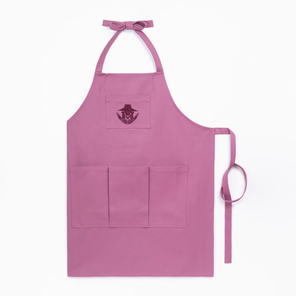 Tablier coton Mauve