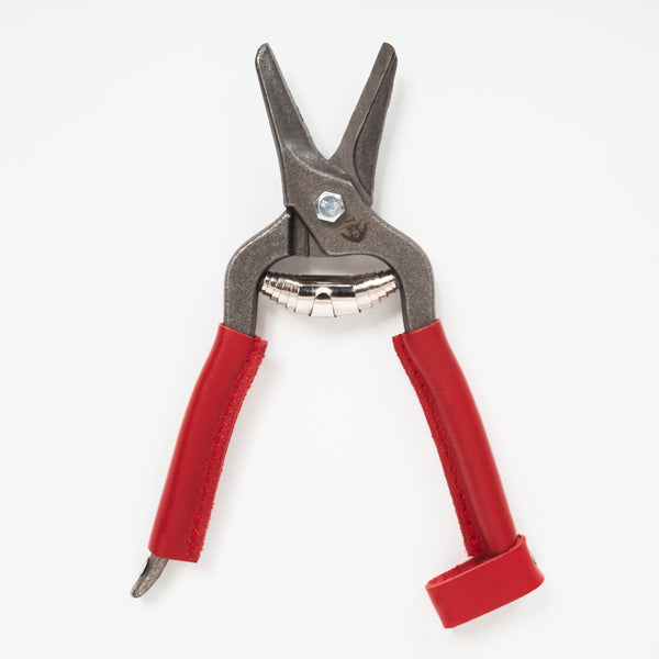 Epinette carbone manche en cuir