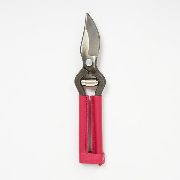 Sécateur carbone manche en cuir