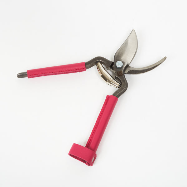 Sécateur carbone manche en cuir
