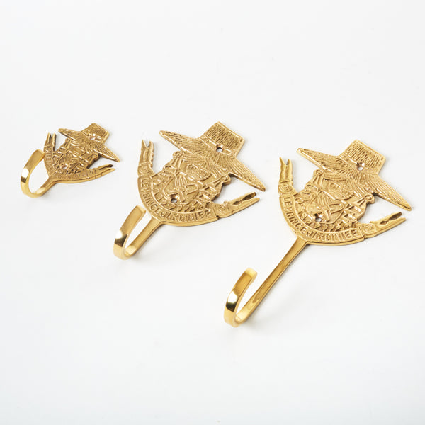 Porte manteau en laiton