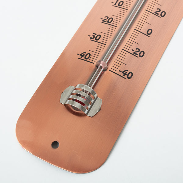 Thermomètre métal cuivré