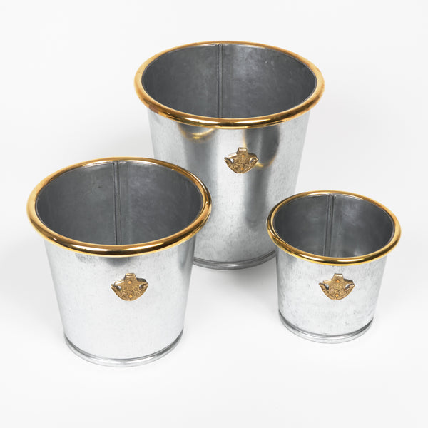 Cache-pot galvanisé