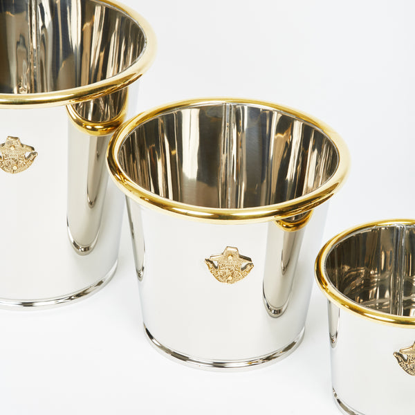 Cache-pot inox
