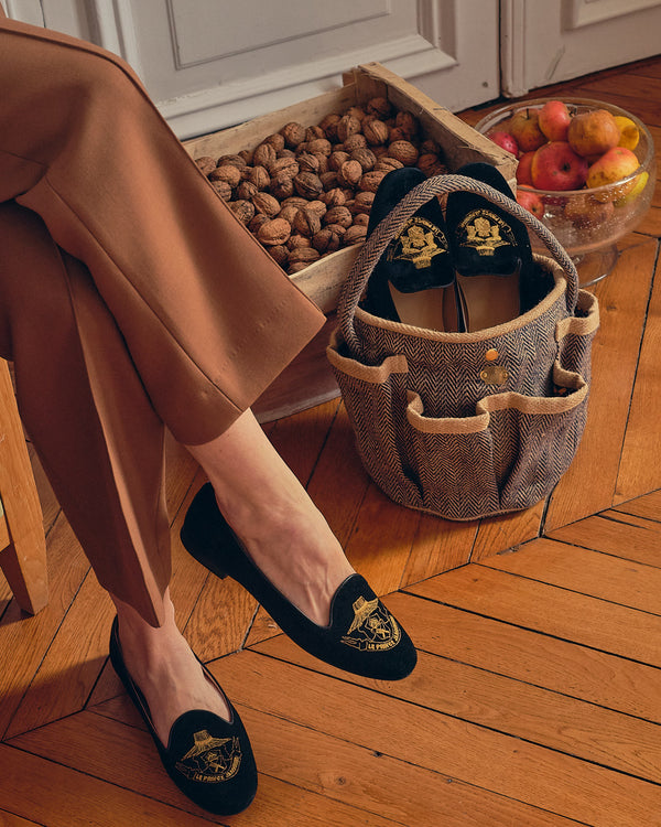 Black François slippers (women's) - LPJ x Chatelles