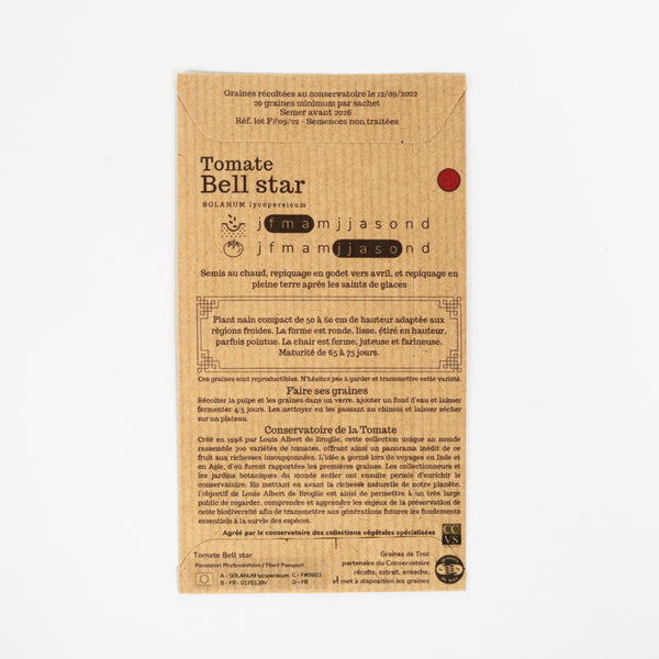 Graines de Tomates - Bell star