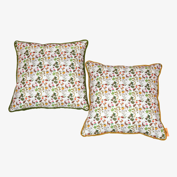 Coussin vert kaki - LPJ x Bottin Mondain