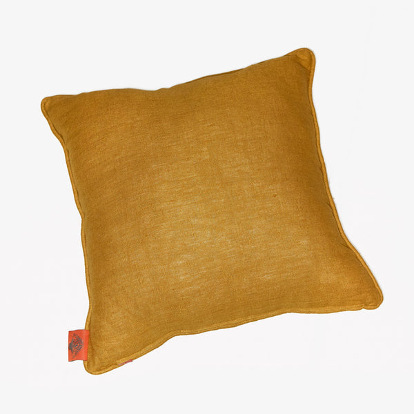 Curry yellow cushion - LPJ x Bottin Mondain