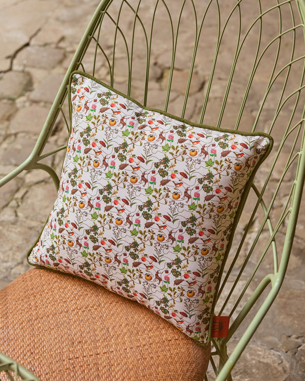 Coussin vert kaki - LPJ x Bottin Mondain