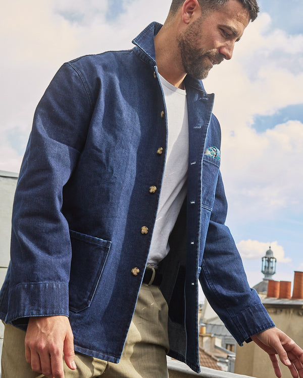 Veste Le Nôtre Jean Délavé