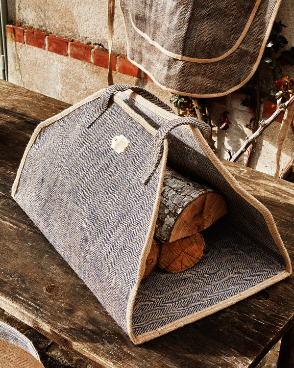 Jute log bag