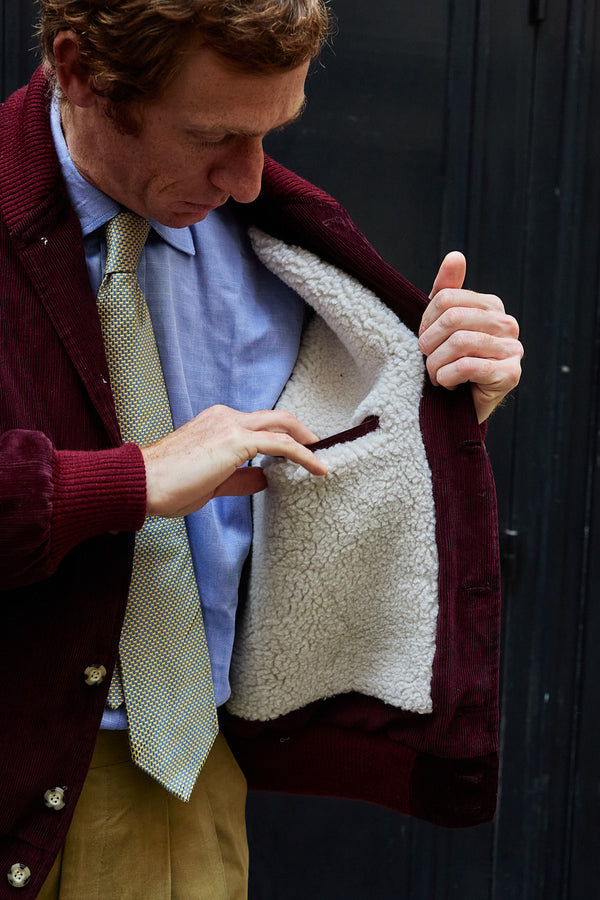 Blouson en velours Plum