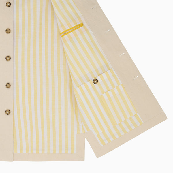 Gilet Coton Crème