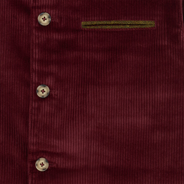 Gilet Velours côtelé Wine