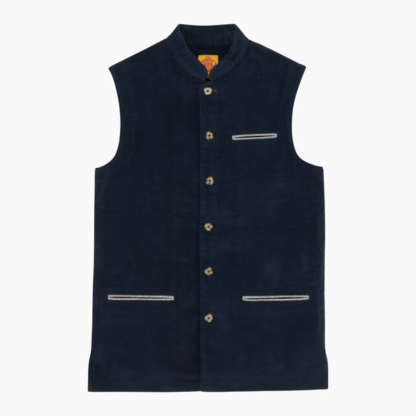 Gilet Moleskine Dark Navy