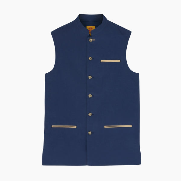 Gilet Coton Navy