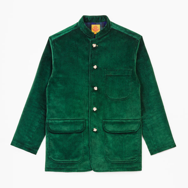 Bottle Green Velvet Jacket