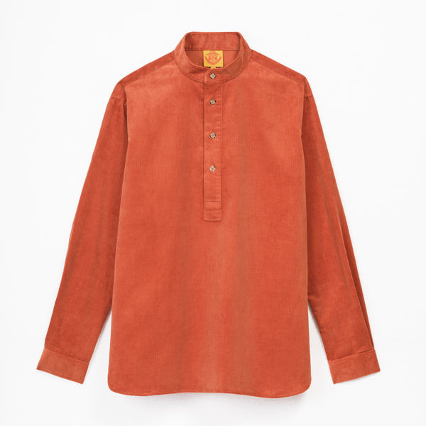 Terracotta Velvet Shirt