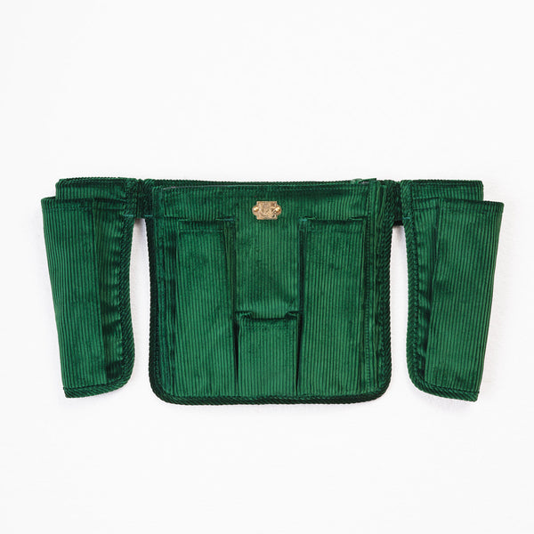 Ceinture de jardinage Velours Vert Bottle