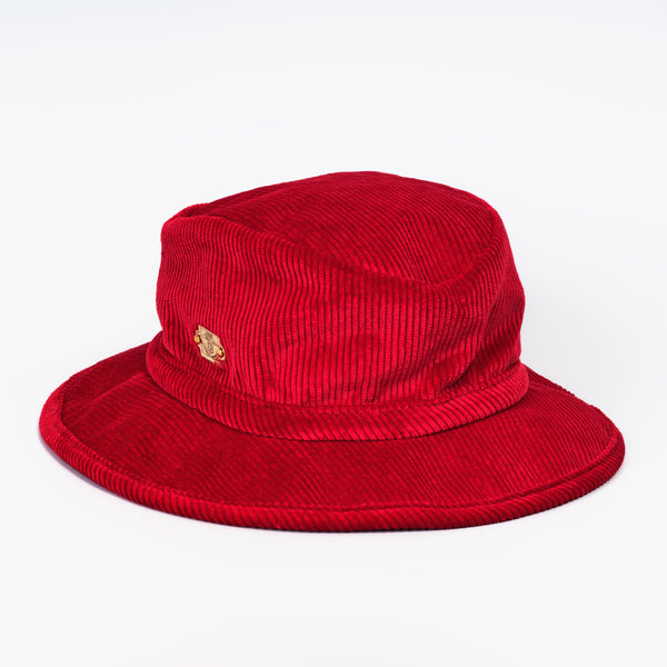 Rich Berry Red Velvet Hat