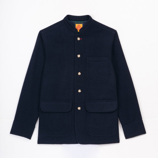 Navy Blue Wool Jacket