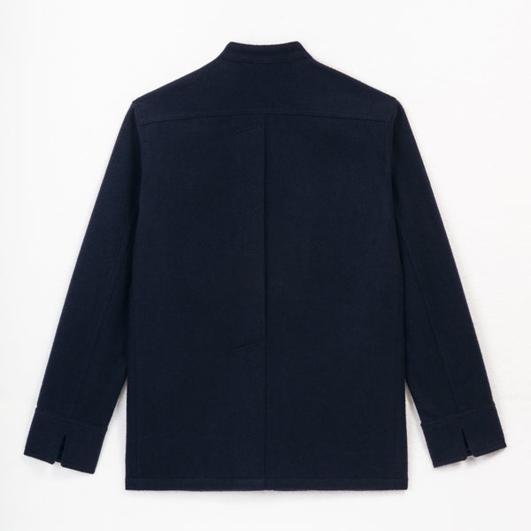 Navy Blue Wool Jacket