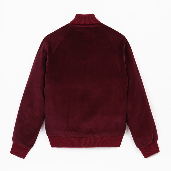 Blouson velours plum avec doublure en mouton