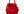 Sac seau en velours rouge Rich Berry