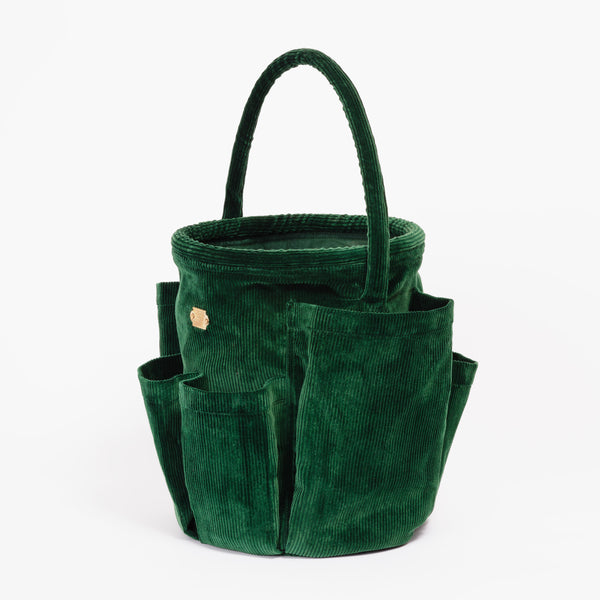 Sac seau velours Vert Bottle