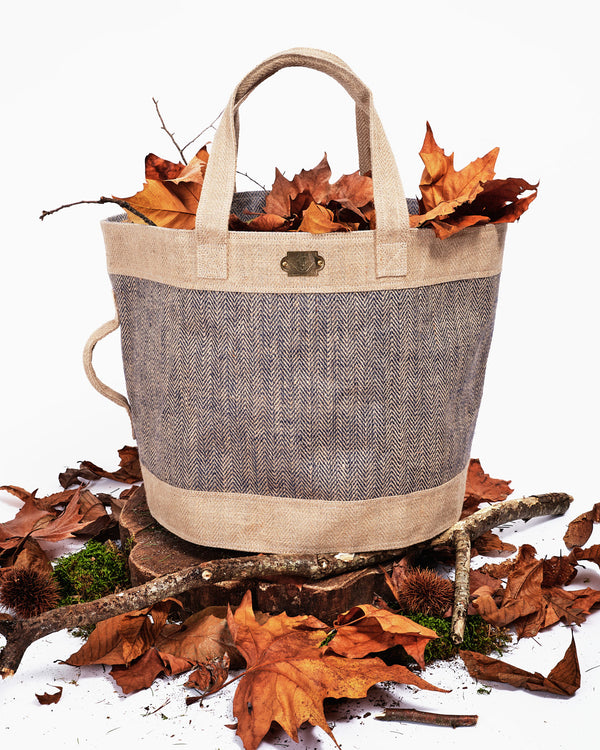 Sac Feuille Jute