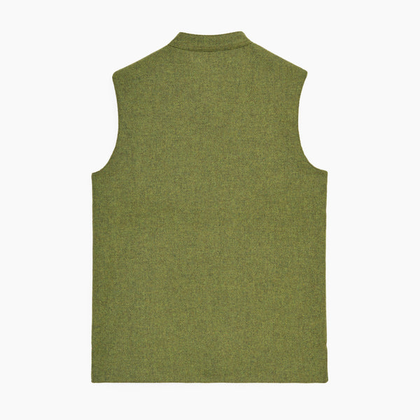 Apple Green Wool Vest