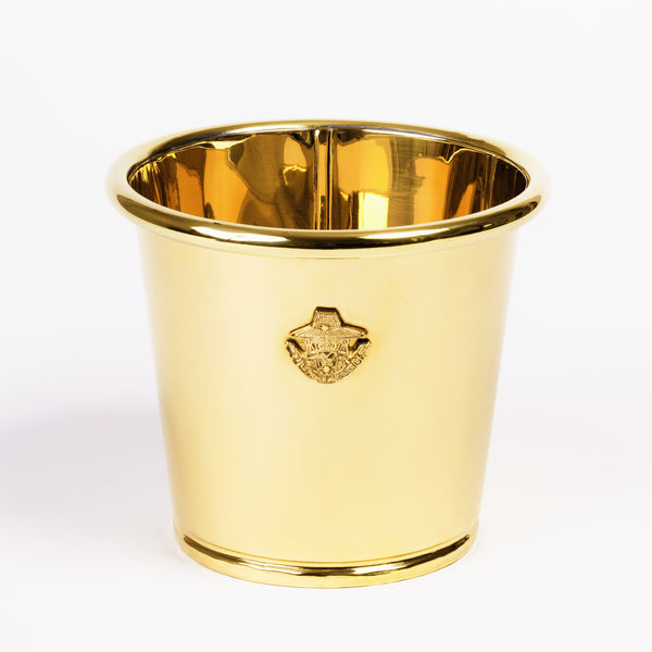 Brass flowerpot