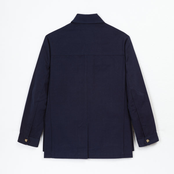 Saharienne coton Indigo