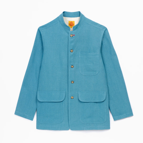 Sky Blue Linen Jacket