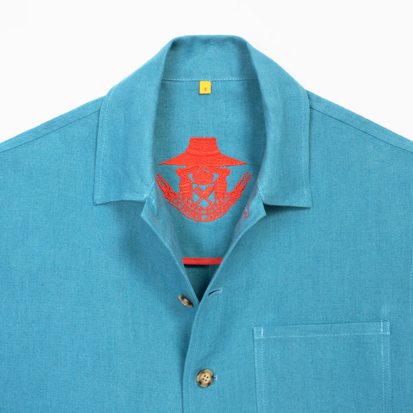 Veste Le Nôtre lin Bleu Ciel