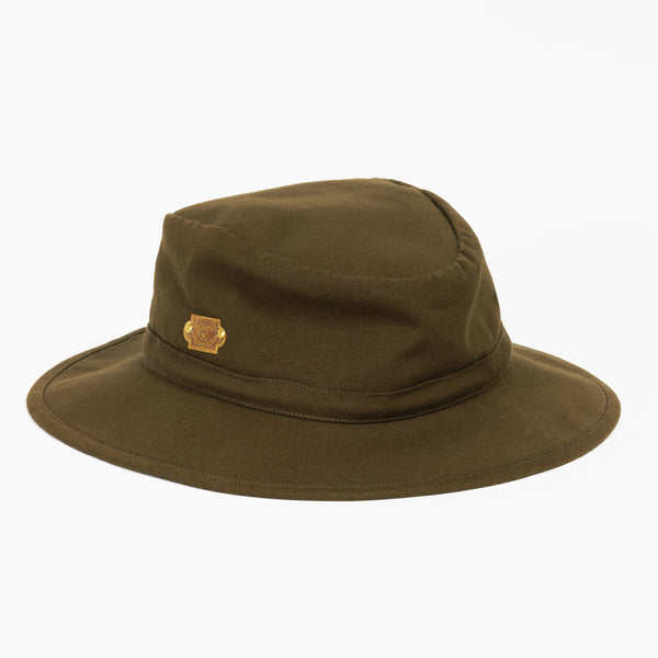 Washed denim hat