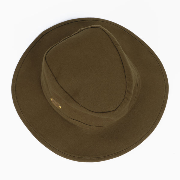 Washed denim hat