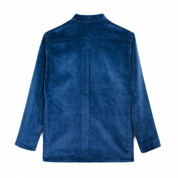 Veste Velours Bleu Nuit