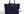 Navy Blue Leaf Bag